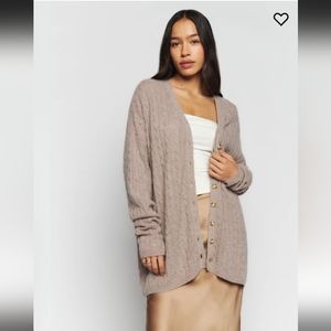 Reformation Giusta Oversized Cardigan